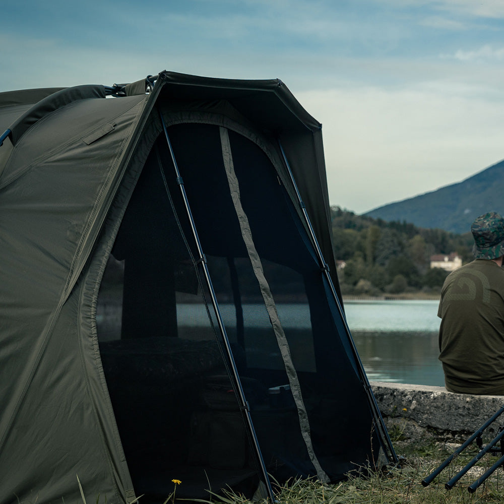 TRAKKER TRAKKER Tempest RS Brolly Insect Panel Camo - Parkfield Angling Centre
