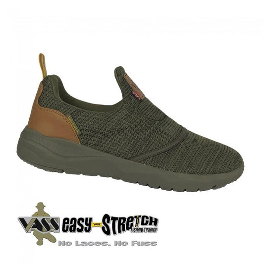 VASS VASS Easy-Stretch' Trainer Khaki  - Parkfield Angling Centre