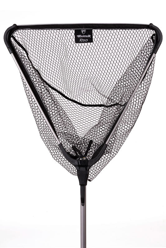 FOX FOX Rage Warrior 60CM Net 2.1M RUBBER MESH  - Parkfield Angling Centre