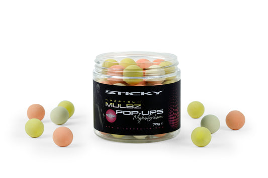 STICKY BAITS STICKY BAITS Mulbz Pop-Ups Pastel 70g Pot  - Parkfield Angling Centre