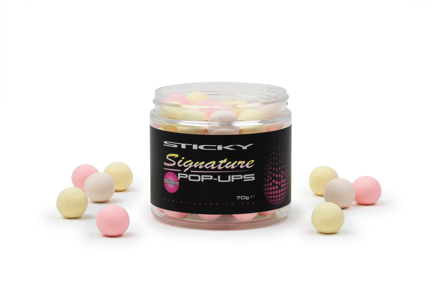 STICKY BAITS STICKY BAITS Signature Pop-Ups  Mixed 70g Pot  - Parkfield Angling Centre