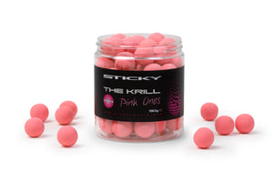 STICKY BAITS STICKY BAITS The Krill Pink Ones Wafters 16mm 130g Pot  - Parkfield Angling Centre