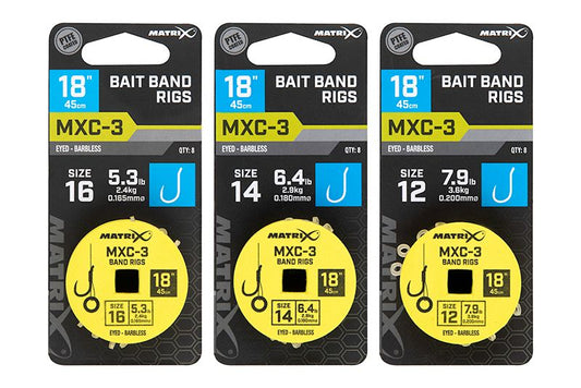 MATRIX MATRIX MXC-3 Band and Stop Rigs  - Parkfield Angling Centre
