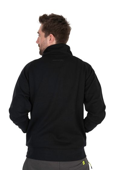 MATRIX MATRIX 1/4 Zip Sweat Black/Lime (Black Edition)  - Parkfield Angling Centre