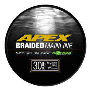 KORDA KORDA Apex Braided Mainline Korda Apex Braided Mainline 30lb/0.23mm 450m - Parkfield Angling Centre