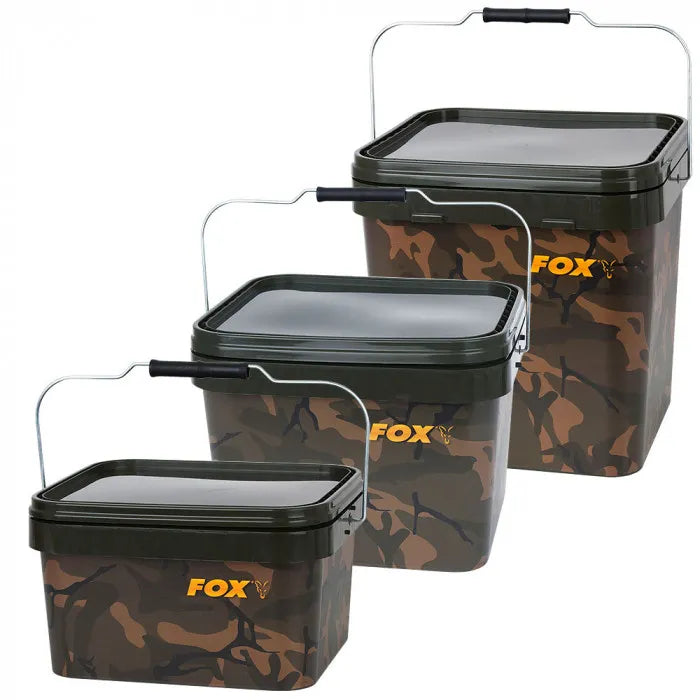 FOX FOX Camo Square Buckets  - Parkfield Angling Centre