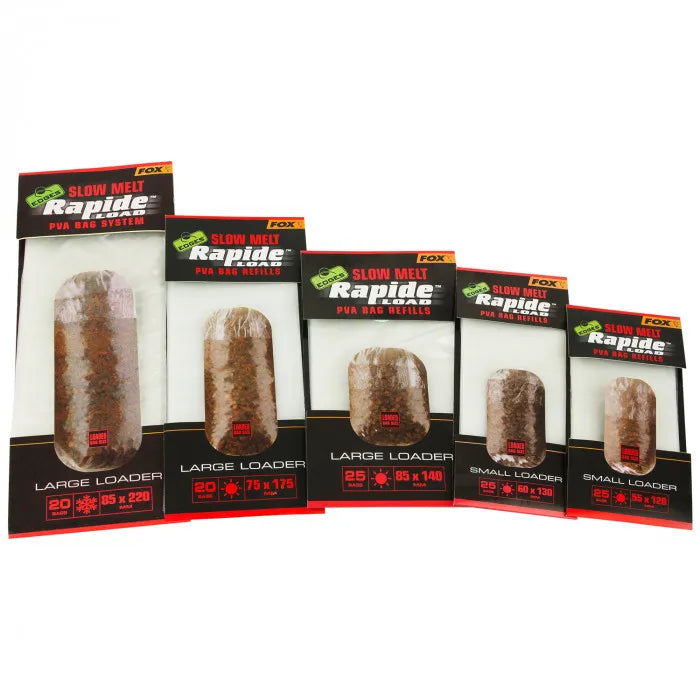 FOX FOX Edges Rapide PVA Bag Refills FOX Edges Rapide Refills Fast Melt 55mmx120mm x 25 bags - Parkfield Angling Centre