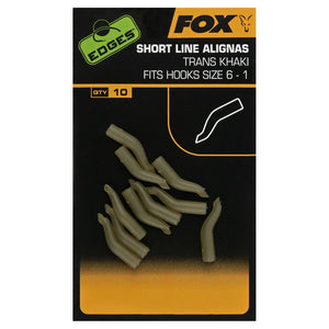 FOX FOX Edges Line Aligna All Types FOX Edges Line Aligna Short sizes 6-1 x 10pcs - Parkfield Angling Centre