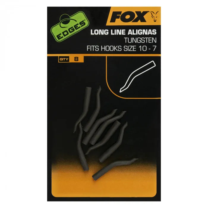 FOX FOX Edges Line Aligna All Types FOX Edges Tungsten Line Aligna Long sizes 10-7 x 8pcs - Parkfield Angling Centre