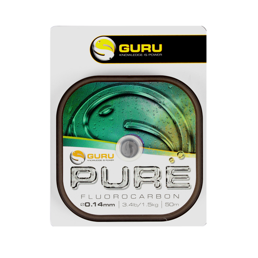 GURU GURU PURE Fluorocarbon Hooklength Material  - Parkfield Angling Centre