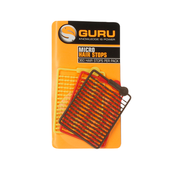 GURU Micro Hair Stops - Red  Brown  Yellow