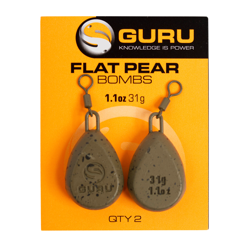 GURU GURU Flat Pear Bomb Leads  - Parkfield Angling Centre