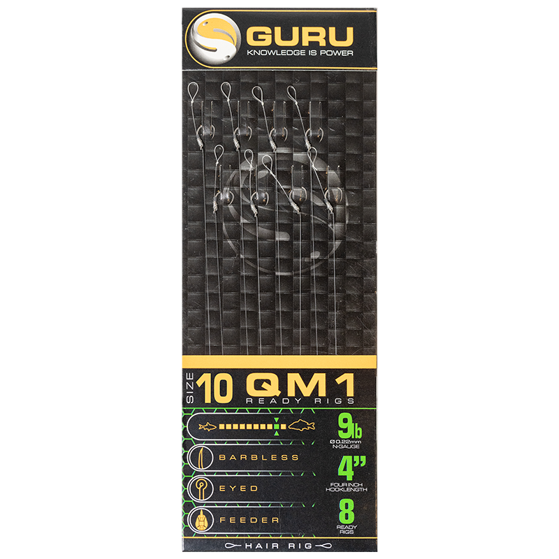 GURU GURU QM1 Standard Hair Rigs  - Parkfield Angling Centre