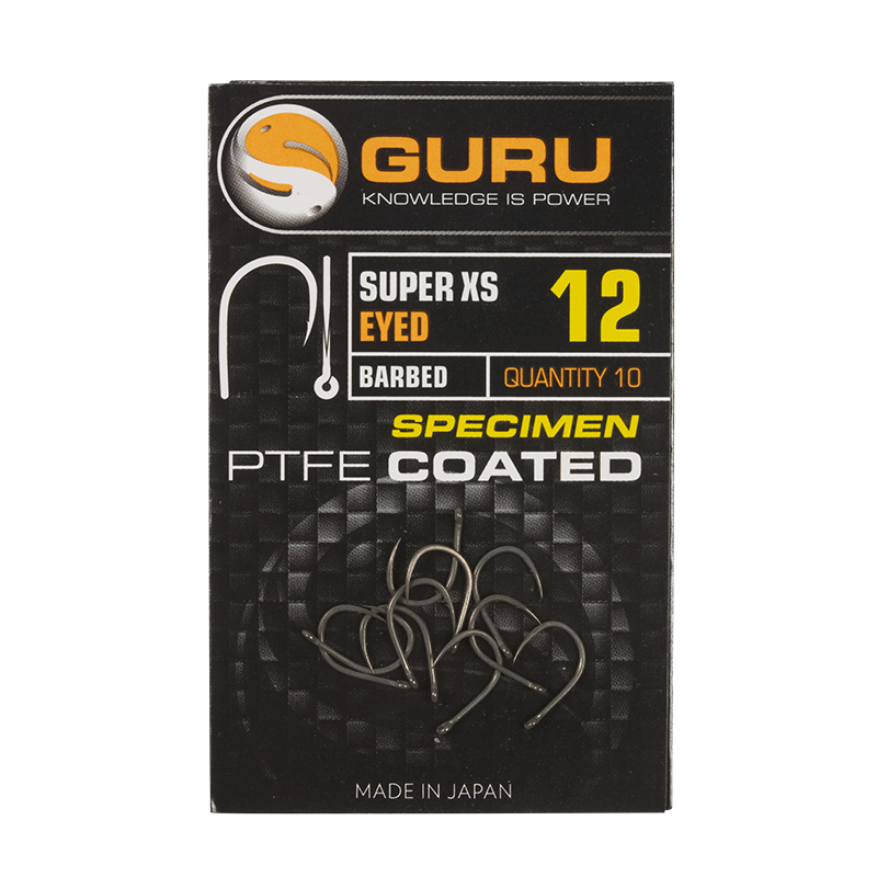 GURU GURU Super XS Eyed, Spade, Barbed and Babrless Hooks  - Parkfield Angling Centre