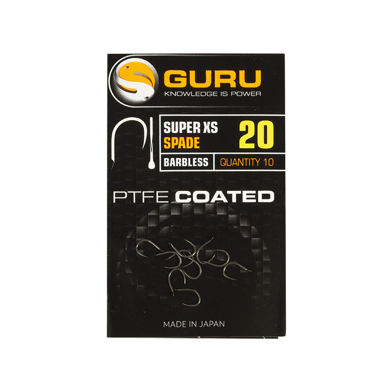 GURU GURU Super XS Eyed, Spade, Barbed and Babrless Hooks  - Parkfield Angling Centre