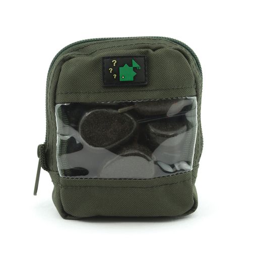THINKING ANGLER THINKING ANGLER Olive Clear Front Zip Pouch  - Parkfield Angling Centre