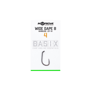 KORDA KORDA Basix Wide Gape Hooks  - Parkfield Angling Centre