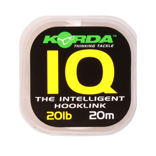 KORDA KORDA IQ Fluorocarbon Hooklink 20lb 20m  - Parkfield Angling Centre