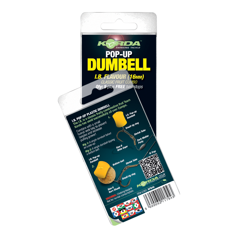 KORDA KORDA Pop Up Corn and Dumbells  - Parkfield Angling Centre