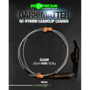 KORDA KORDA Dark Matter Ready Tied Leaders  - Parkfield Angling Centre