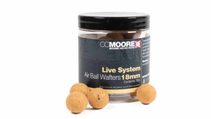 CC MOORE CC MOORE Live System Air Ball Wafters CC MOORE Live System Air Ball Wafters 18mm  1 pot - Parkfield Angling Centre