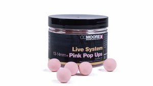 CC MOORE CC MOORE Live System Pop Ups CC MOORE Live System Pink Pop Ups 13-14mm  1 pot - Parkfield Angling Centre