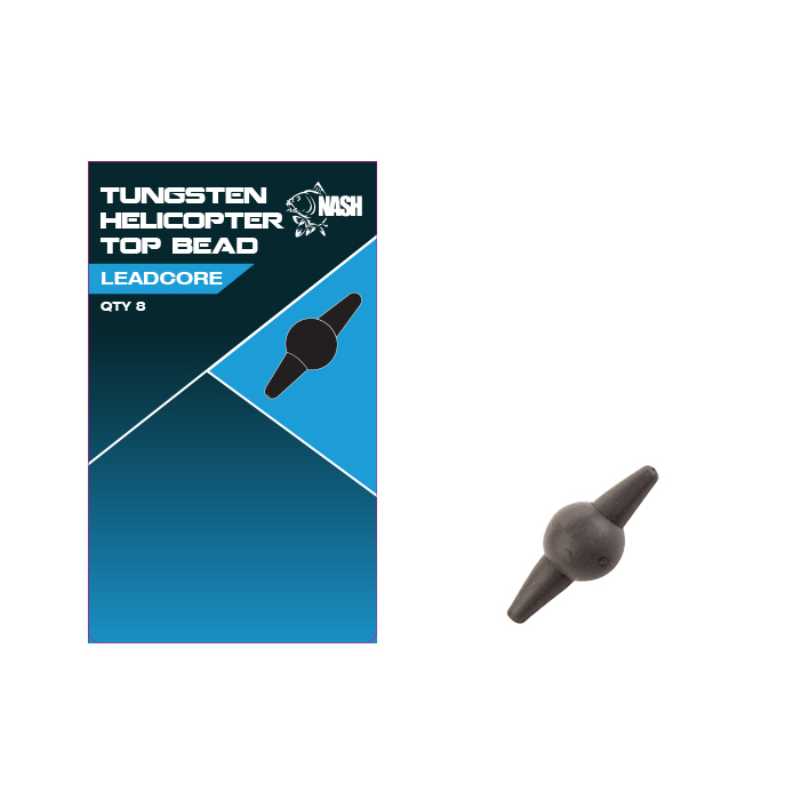 NASH NASH Cling On Tungsten Leadcore Chod & Helicopter Safe Top Bead  - Parkfield Angling Centre