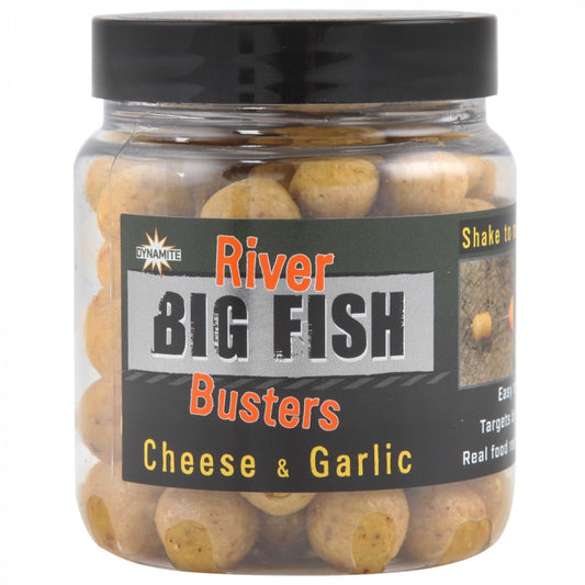 DYNAMITE DYNAMITE Big Fish River Hookbaits - Cheese & Garlic Busters  - Parkfield Angling Centre