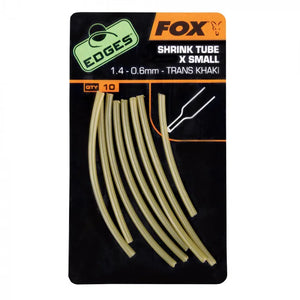 FOX FOX Edges Shrink Tube (ALL SIZES) FOX Edges Shrink tube XS 1.4 - 0.6mm trans khaki - Parkfield Angling Centre