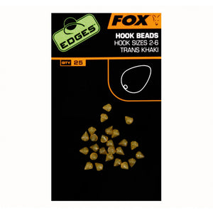 FOX FOX Edges Hook bead trans khaki  - Parkfield Angling Centre