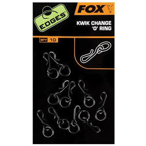 FOX FOX Edges O Ring Kwik Connector x 10  - Parkfield Angling Centre
