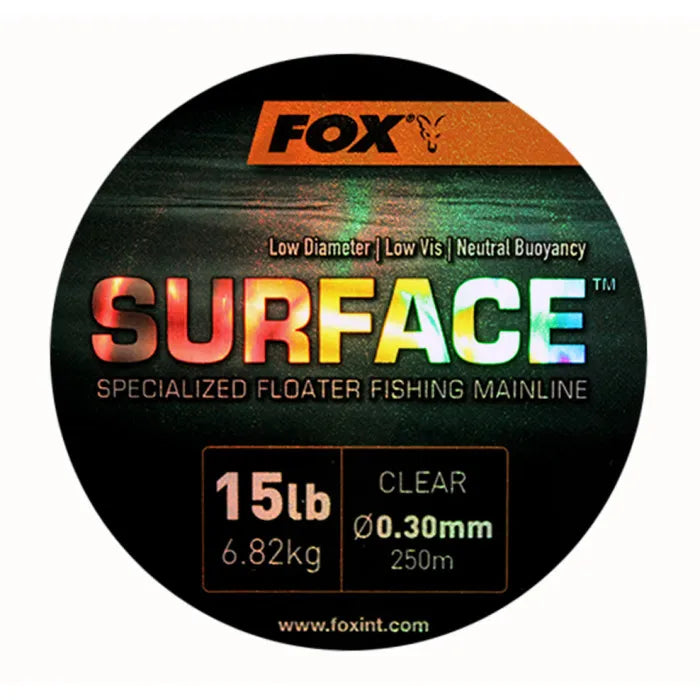 FOX FOX EDGES Floater Mainline 250m Clear  - Parkfield Angling Centre