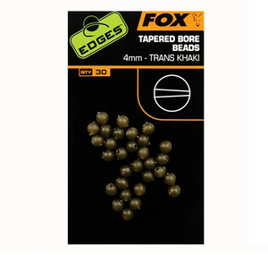 FOX FOX Edges tapered Bore Beads  - Parkfield Angling Centre