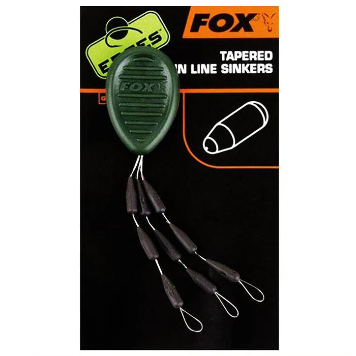 FOX FOX Edges Tapered Mainline Sinkers x 9  - Parkfield Angling Centre