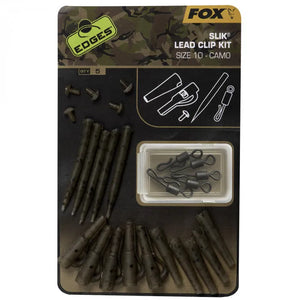 FOX FOX Edges Camo Slik Lead Clip Kit Size 10 x 5  - Parkfield Angling Centre