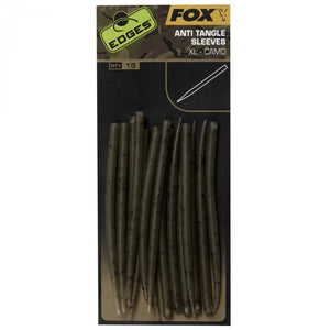 FOX FOX Edges Camo Anti Tangle Sleeves FOX Edges Camo XL Anti Tangle Sleeves x 15 - Parkfield Angling Centre
