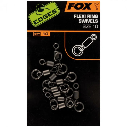 FOX FOX Edges Flexi Ring Swivel FOX Edges Flexi Ring Swivel 10 x 10 - Parkfield Angling Centre