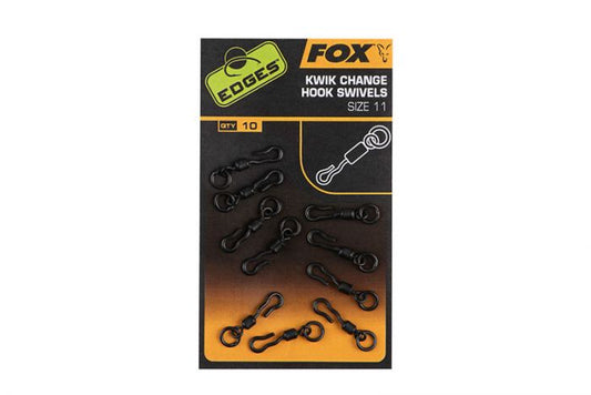 FOX FOX Edges Kwik Change Hook Swivels  - Parkfield Angling Centre