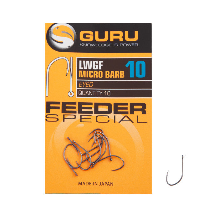 GURU LWG Feeder Special Eyed and Spade Hooks