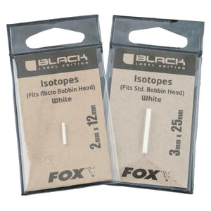 FOX FOX Black label Isotope M  - 15mm x 2mm x 1 white  - Parkfield Angling Centre