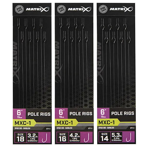 MATRIX MATRIX MXC-1 6" Standard Pole Rig  - Parkfield Angling Centre