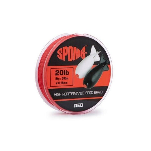 FOX FOX Spomb braid 300m 9kg / 20lb 0.18mm RED  - Parkfield Angling Centre