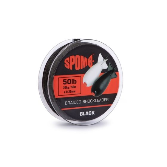 FOX Spomb Braided L eader 22kg / 50lb 50m BLACK