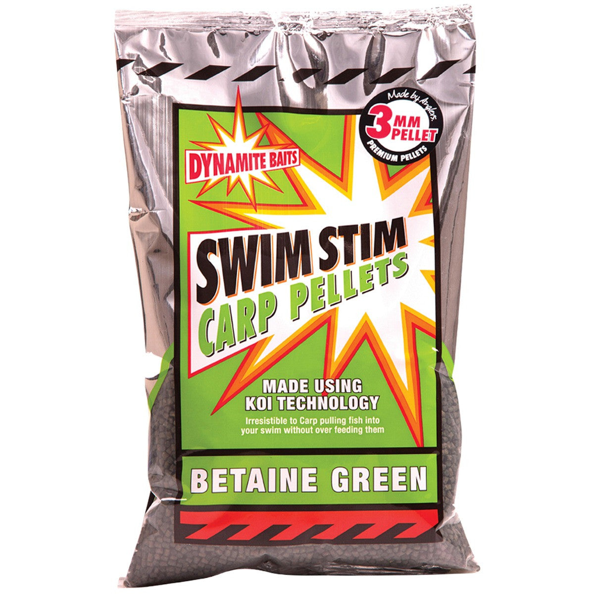 DYNAMITE DYNAMITE Swimstim - Betaine Green Pellets DYNAMITE Swimstim - Betaine Green 3mm - Parkfield Angling Centre